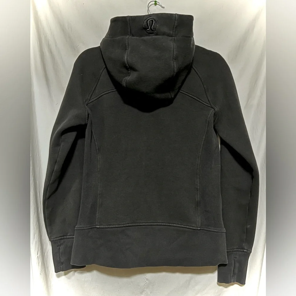 Lululemon Scuba Hoodie Light Cotton Fleece Black Cozy Yoga Post Workout Winter